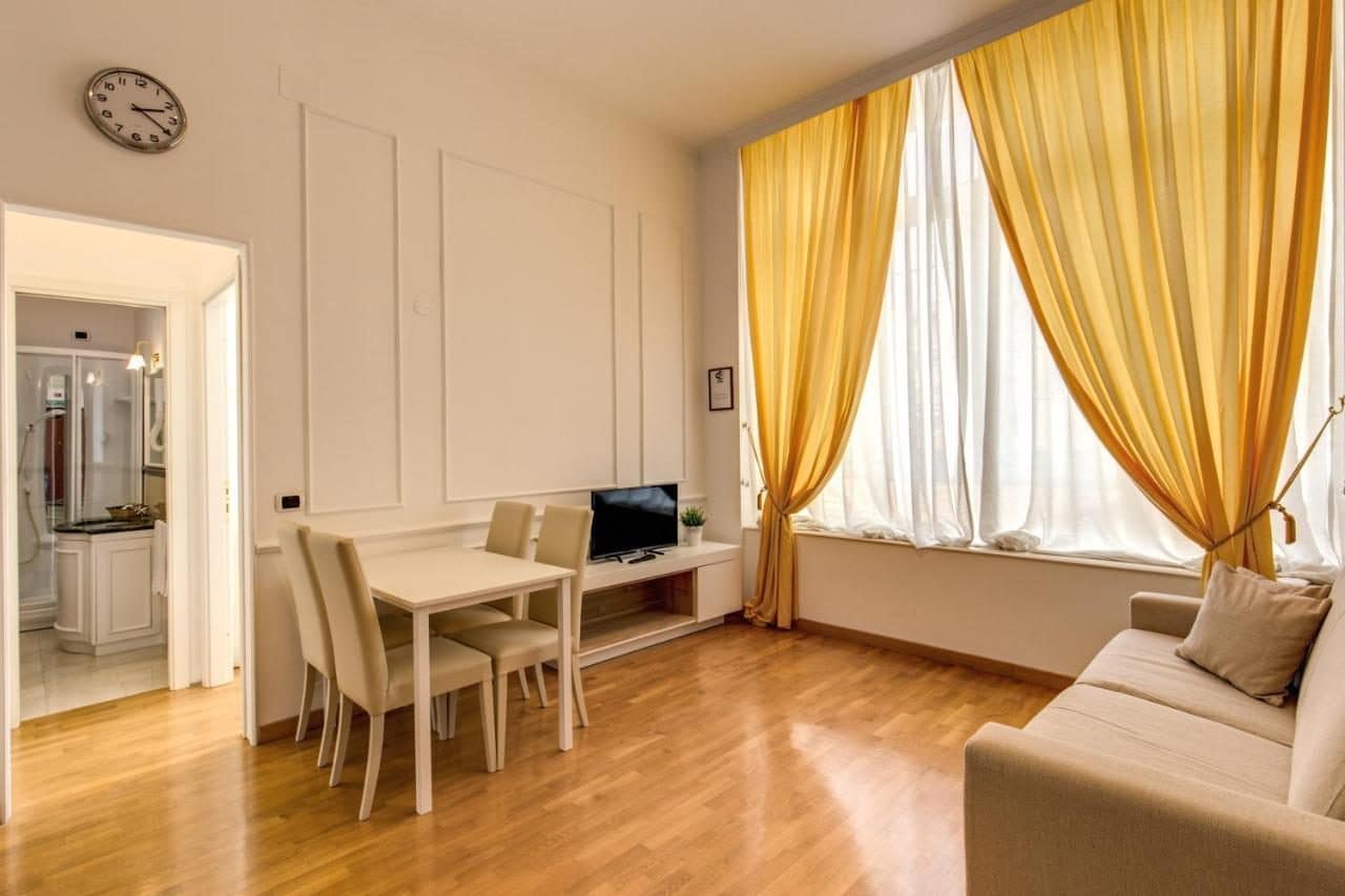 Le coin repas. © Apollo Apartments Colosseo