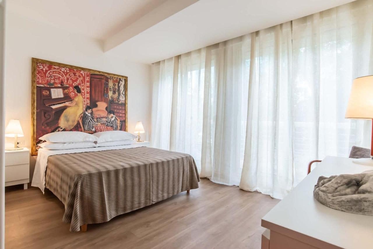 Une chambre. © Appartamenti Tre Fontane