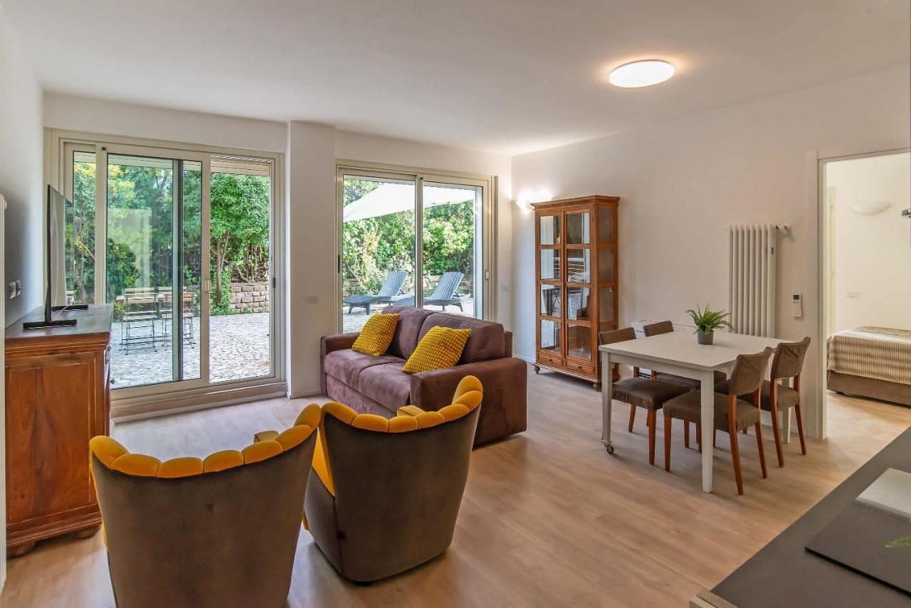 Le salon. © Appartamenti Tre Fontane