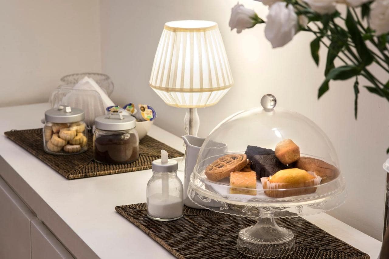 Le petit-déjeuner sucré, à l'italienne. © Arco del Lauro