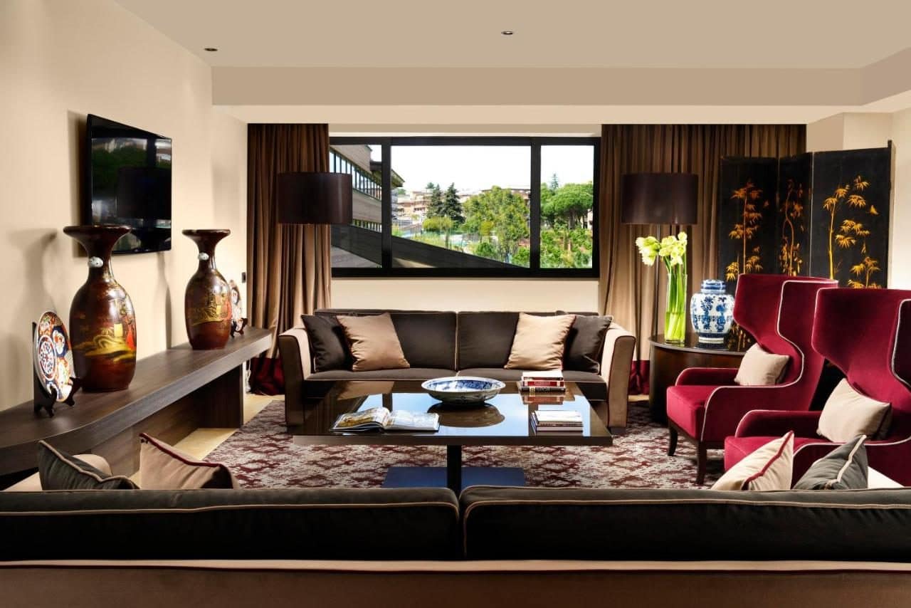 Un salon de suite. © A.Roma Lifestyle Hotel