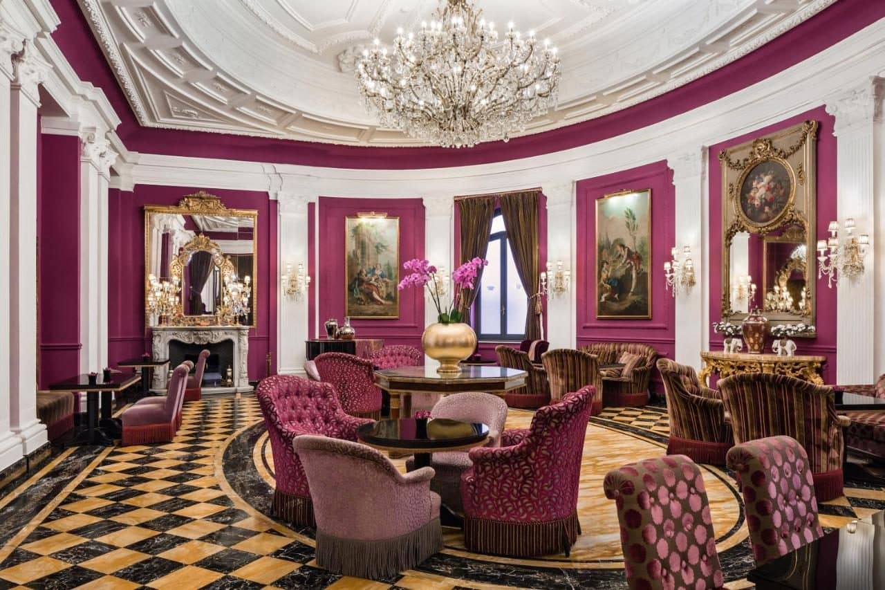 Un salon Art déco. © Baglioni Hotel Regina