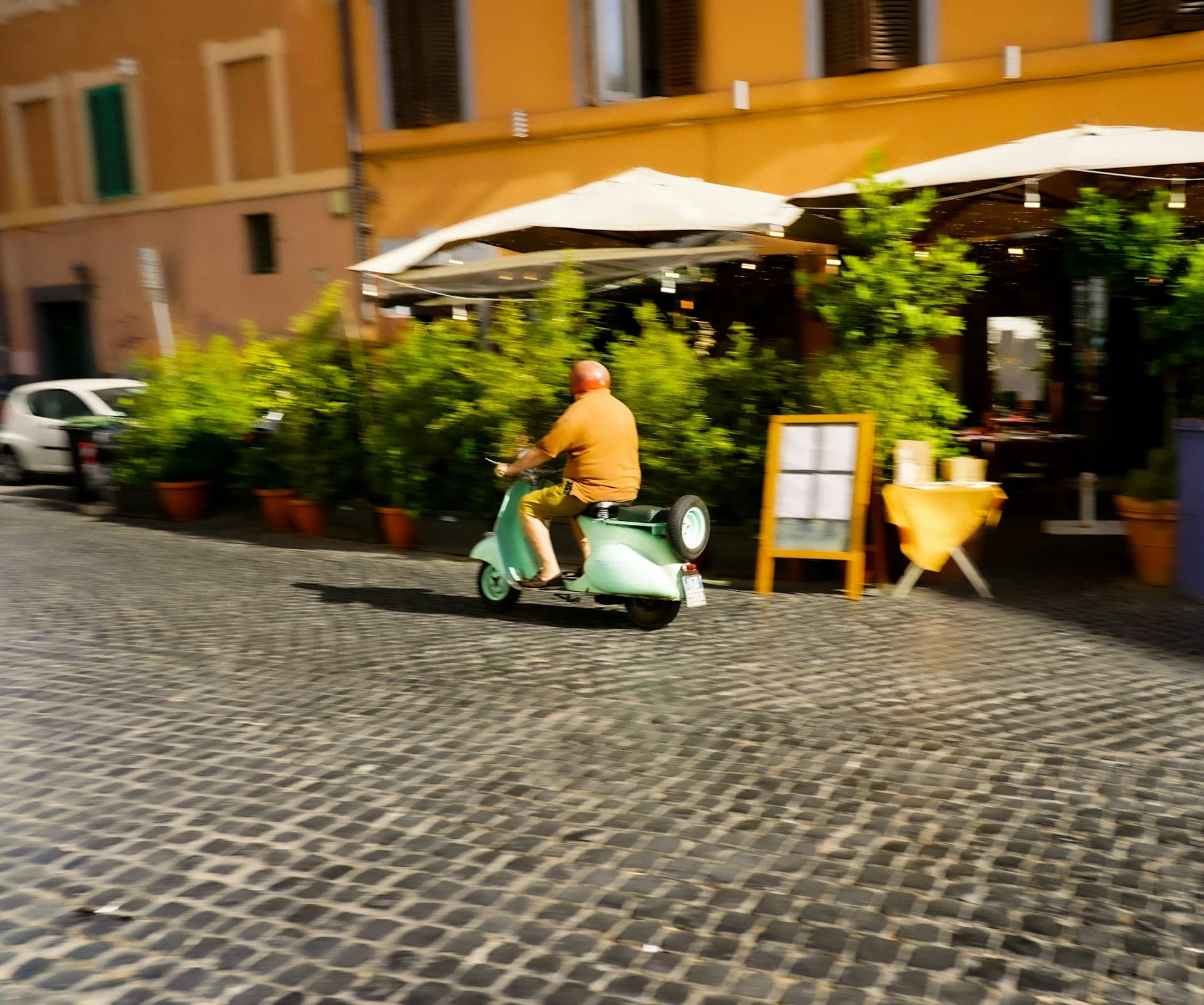 Balade en Vespa dans Rome