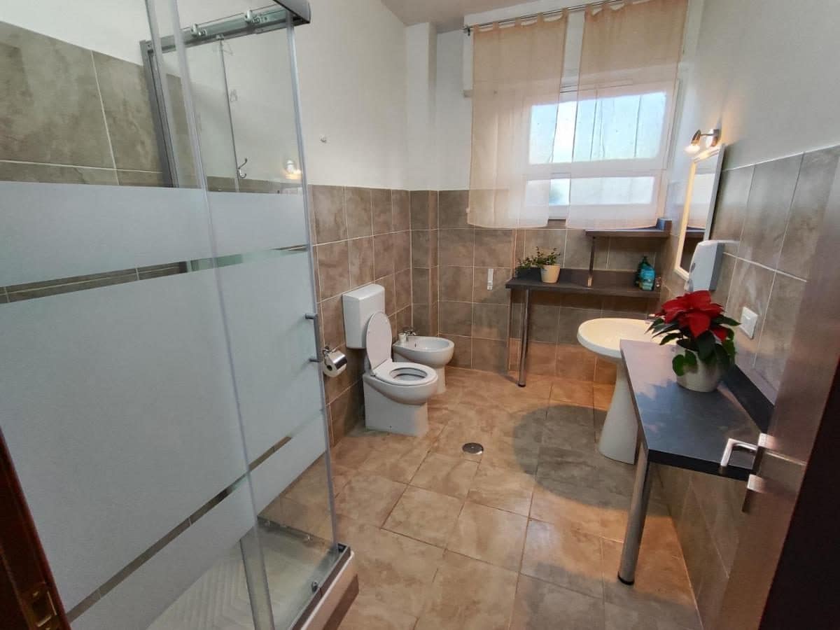 Une salle de bains. © B&B Bella Garbatella