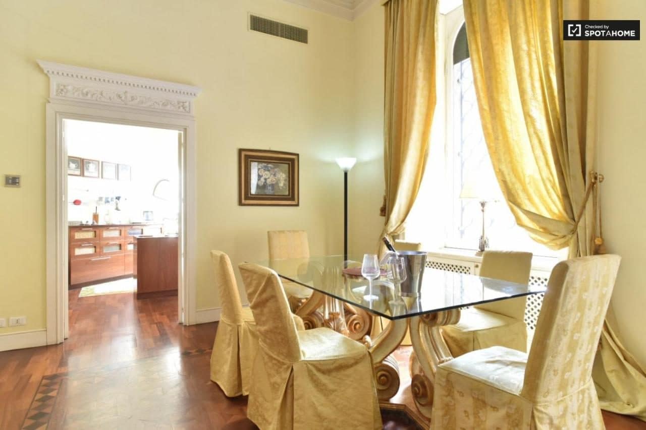 La salle à manger. © Luxury House Belle Arti