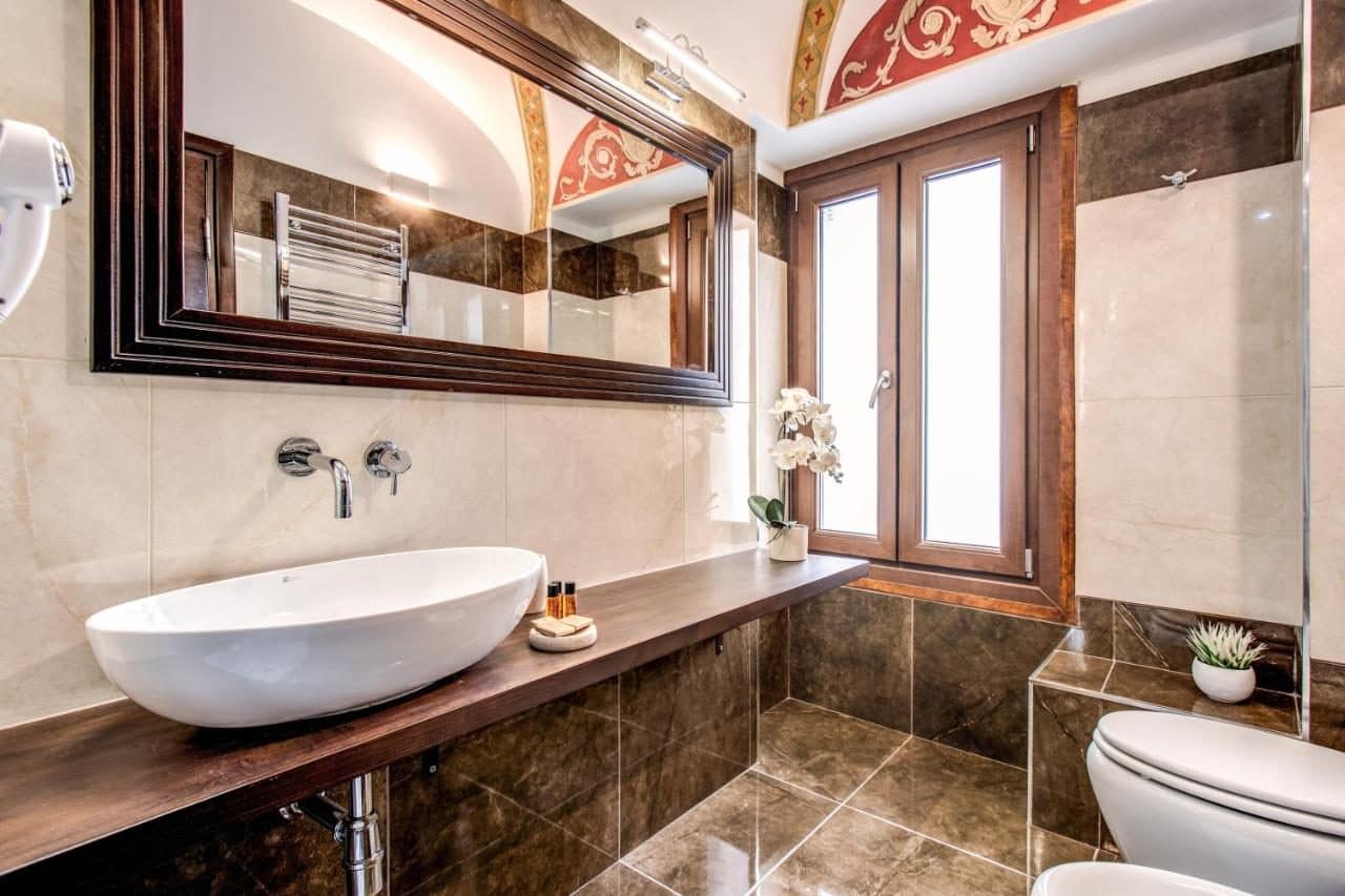 Une salle de bains. © Boutique Relais Barozzi