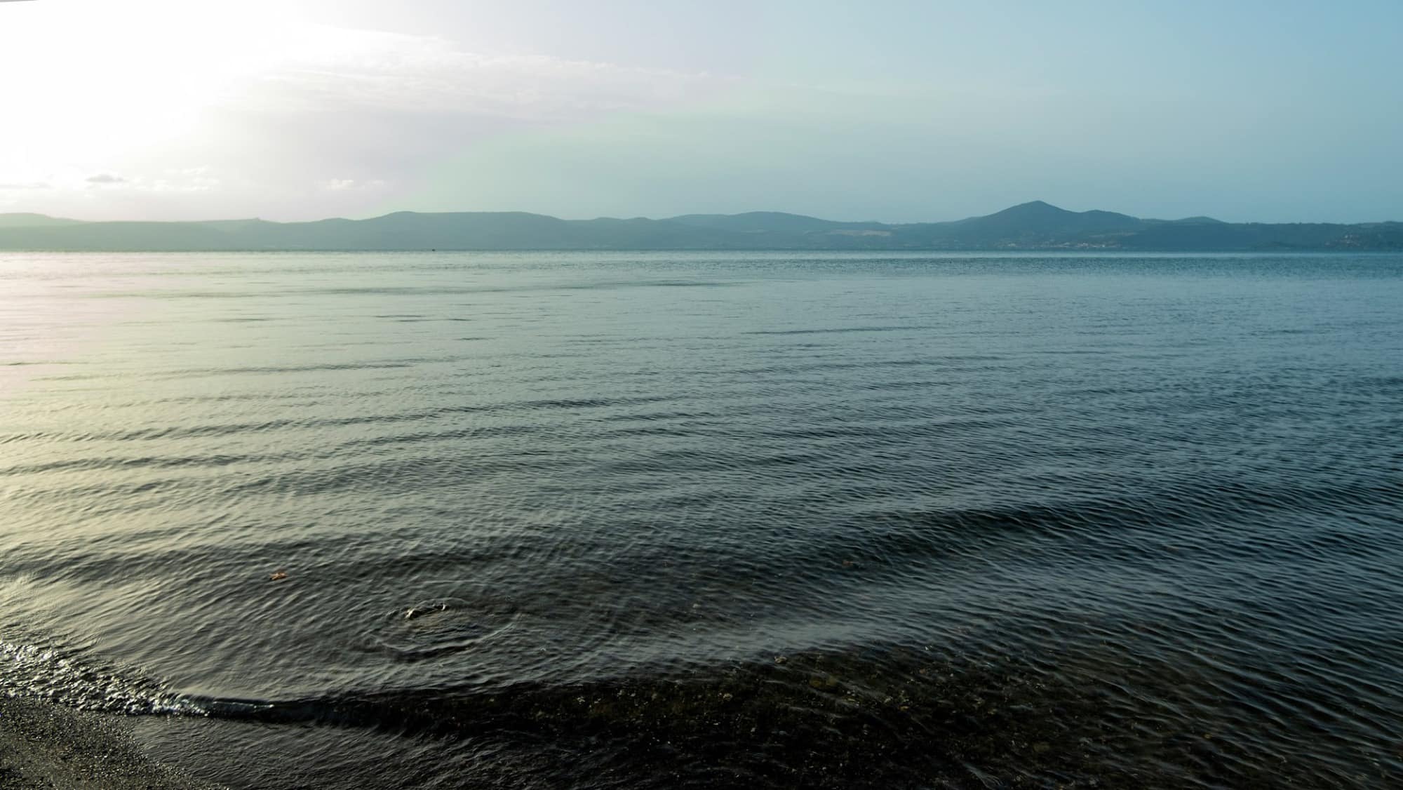 Le lac de Bracciano depuis Rome