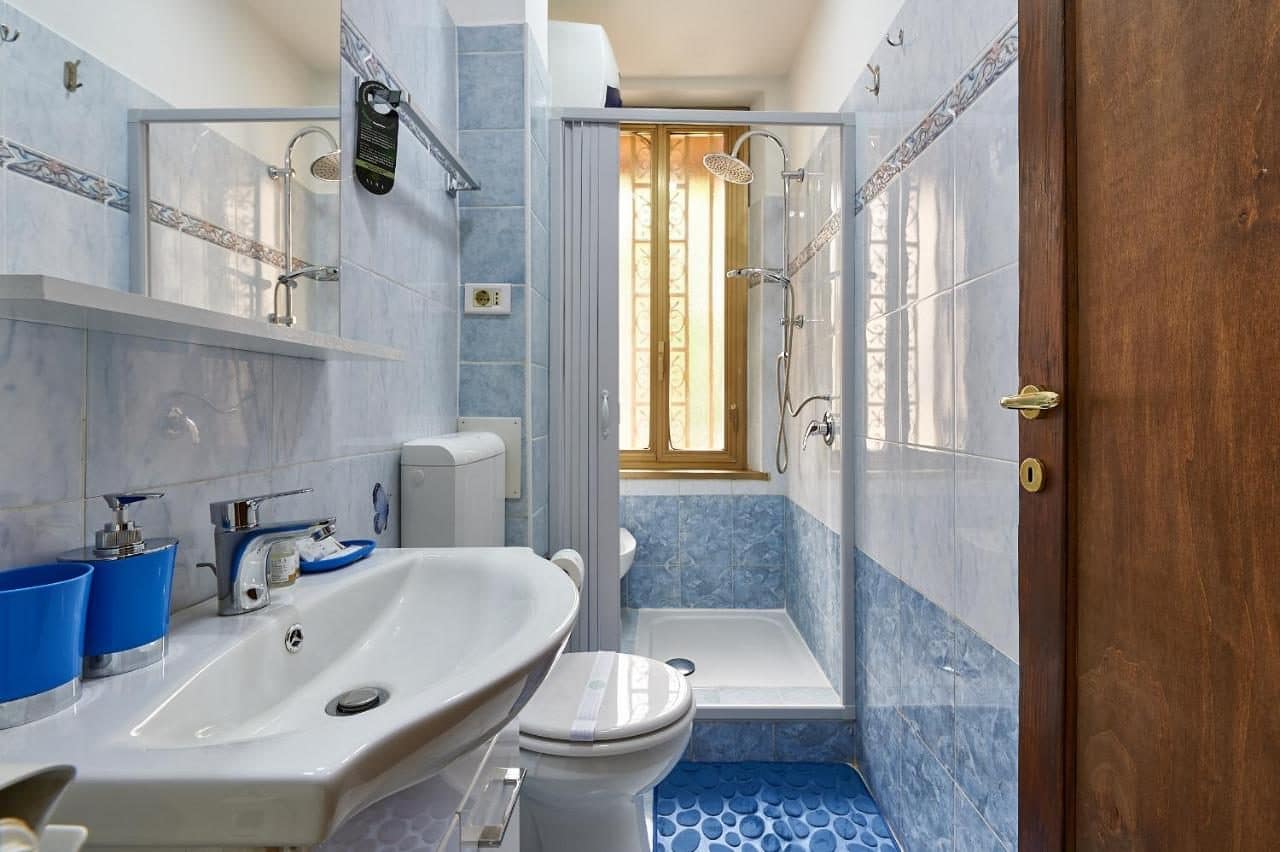 La salle de bains. © Casa Garbatella