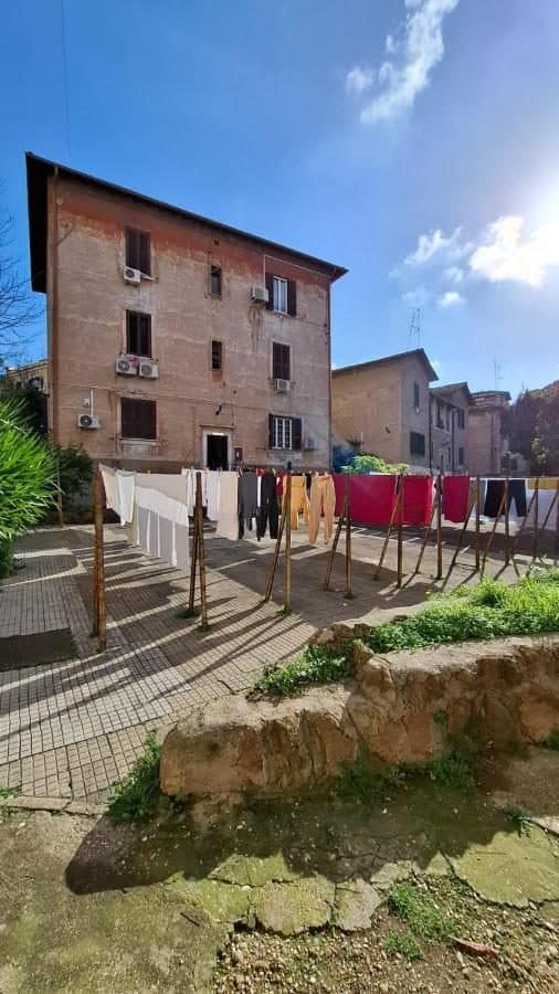 Une cour typique de la Garbatella. © Casetta Garbatella