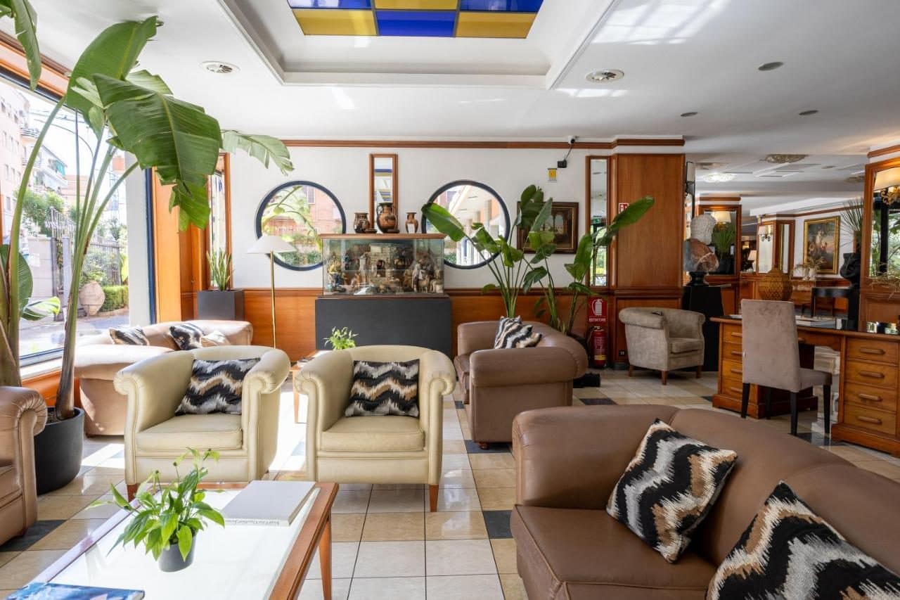 Un salon, style classique. © Grand Hotel Tiberio