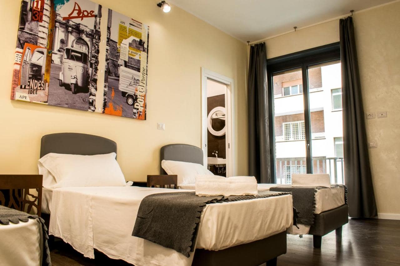 Une des chambres privées. © Hostel Trastevere