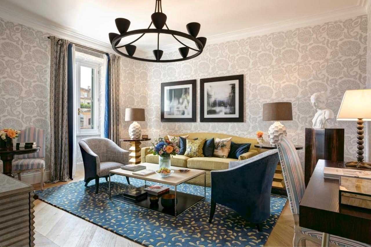 Un salon de suite. © Hotel de Russie