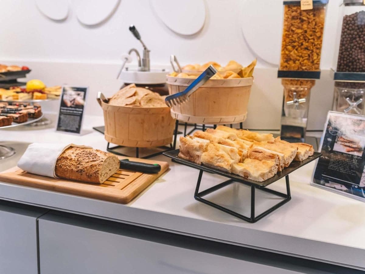 Le petit-déjeuner. © Mercure Roma Centro Colosseo