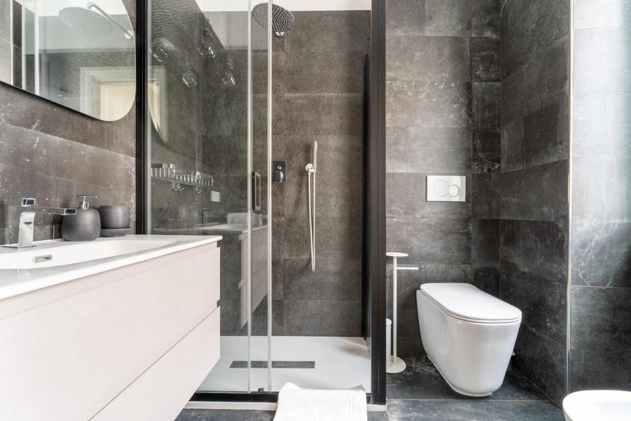 Une salle de bains. © MP House in Trastevere