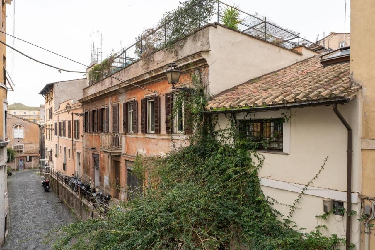 La vue sur les toits de Trastevere. © MP House in Trastevere