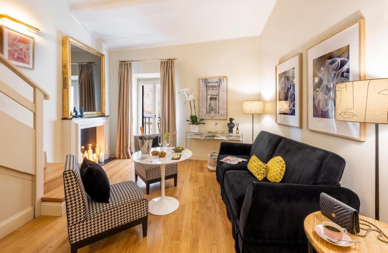 Un salon de suite. © Nerva Boutique Hotel