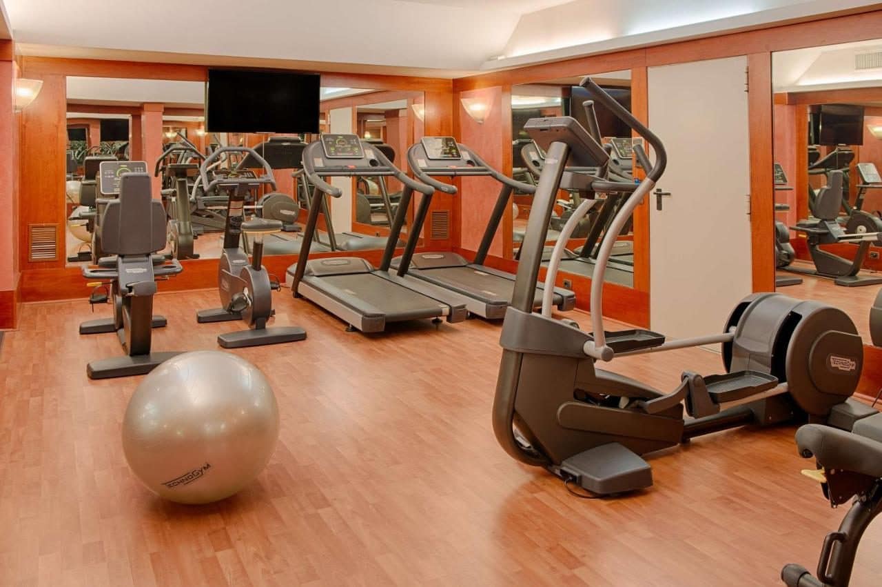 La salle de fitness. © NH Roma Villa Carpegna