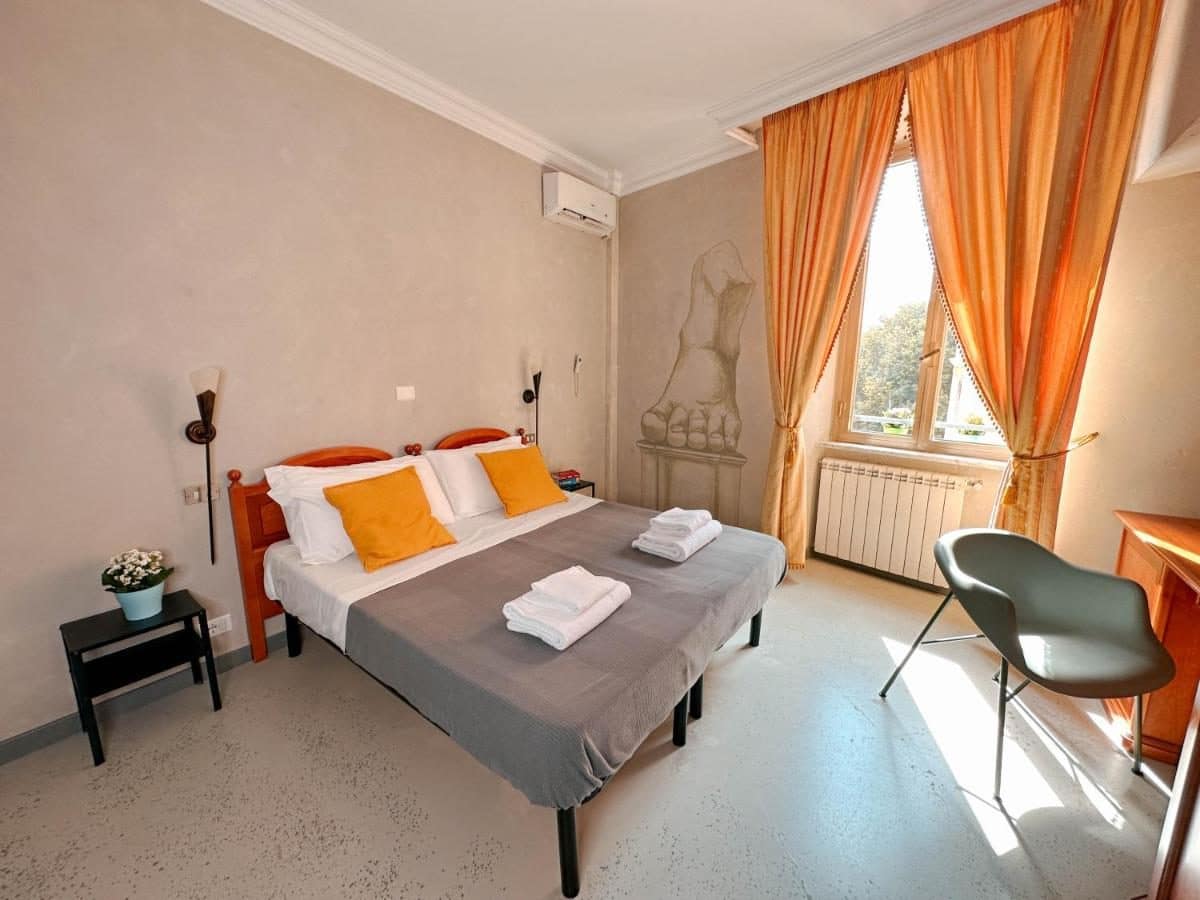 Une chambre privée. © Ostello Bello Roma Colosseo