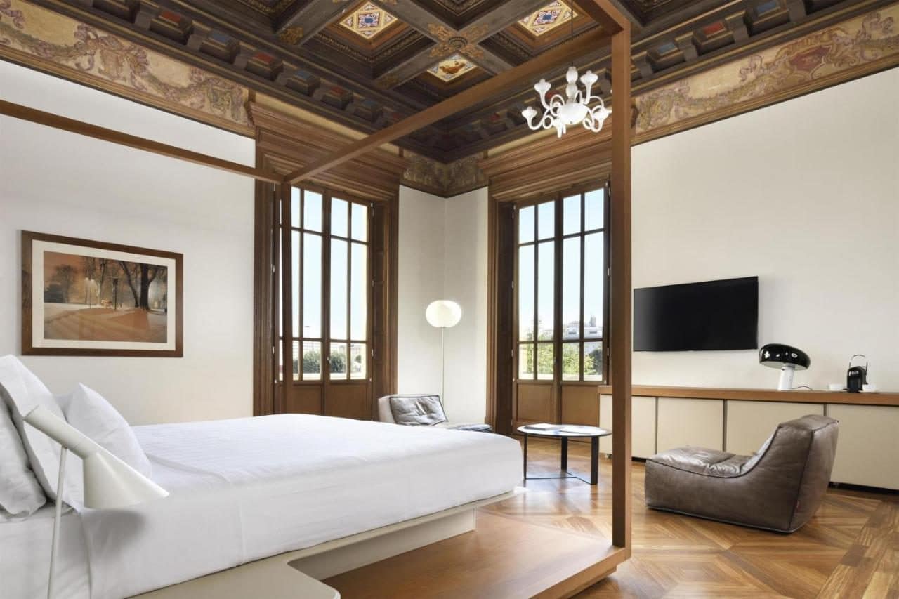 Une suite au plafond à caissons. © Palazzo Montemartini