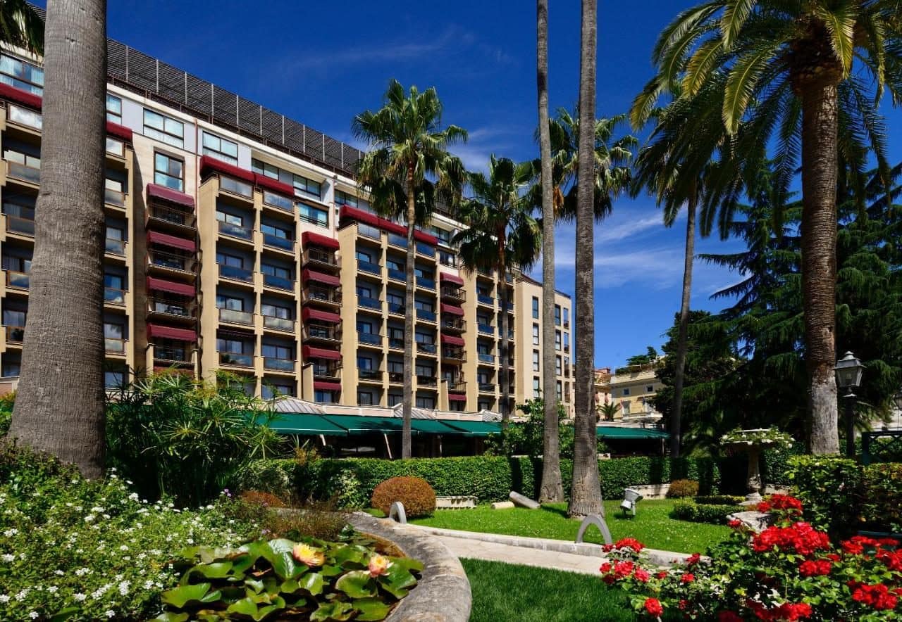 L'hôtel et son jardin. © Parco dei Principi