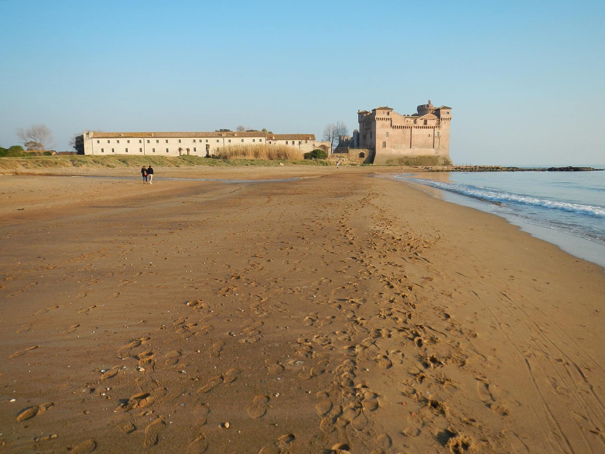 Les plages accessibles depuis Rome