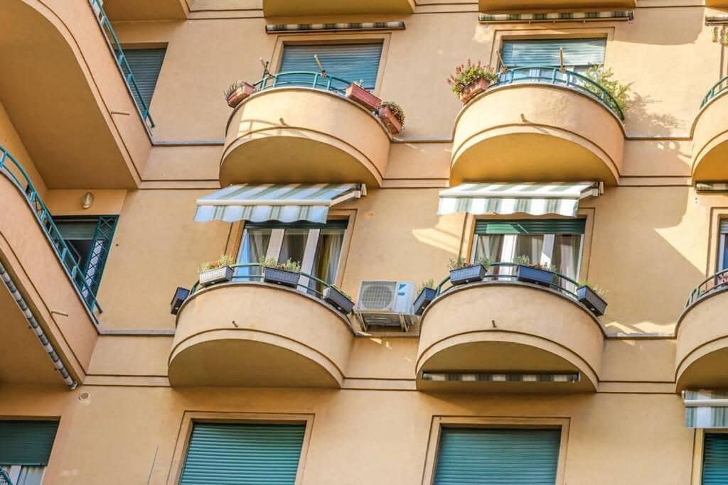 La façade Liberty, dans Prati. © Riboty 10 Suites