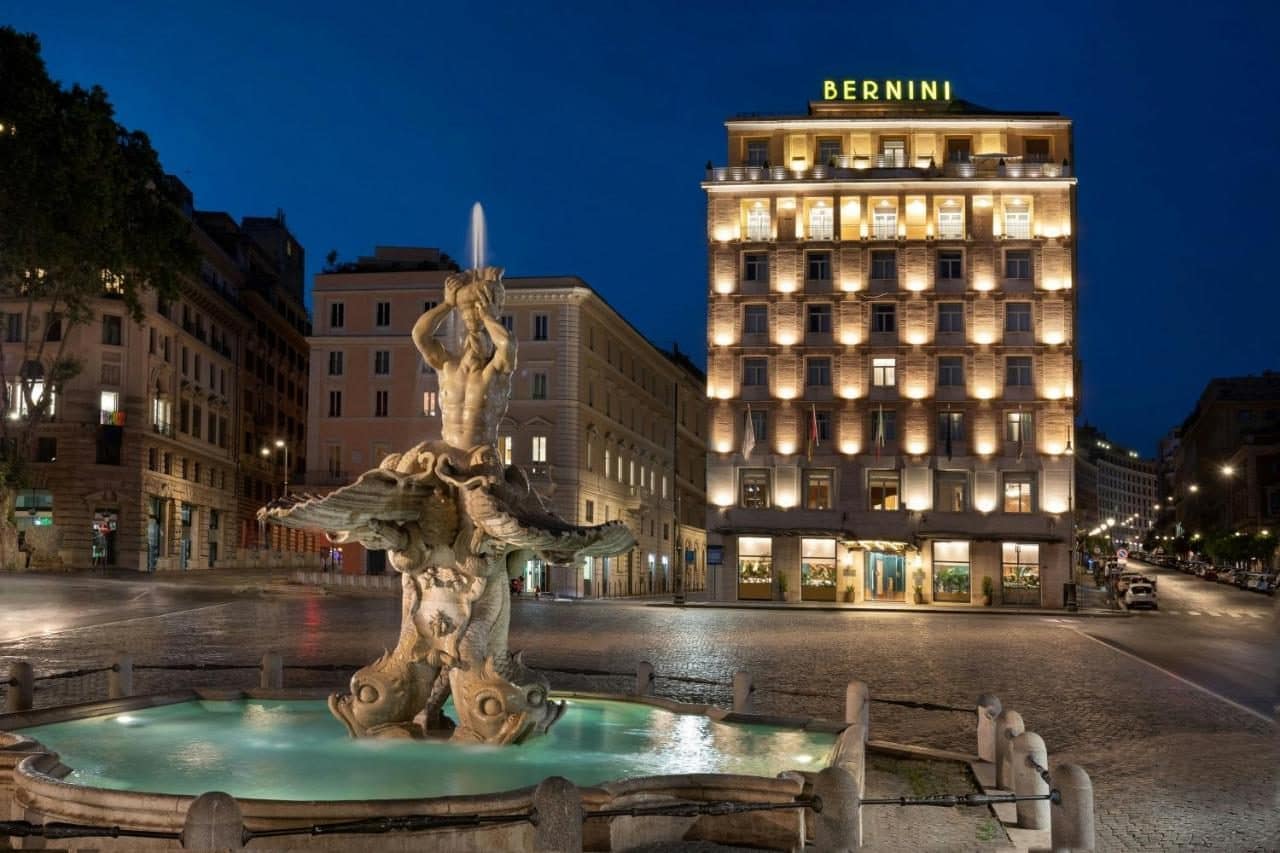 La façade, sur la piazza Barberini. © Sina Bernini Bristol, Autograph Collection