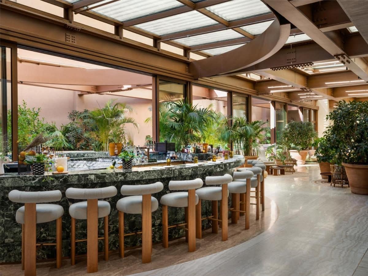Le bar sur le toit. © Six Senses Rome