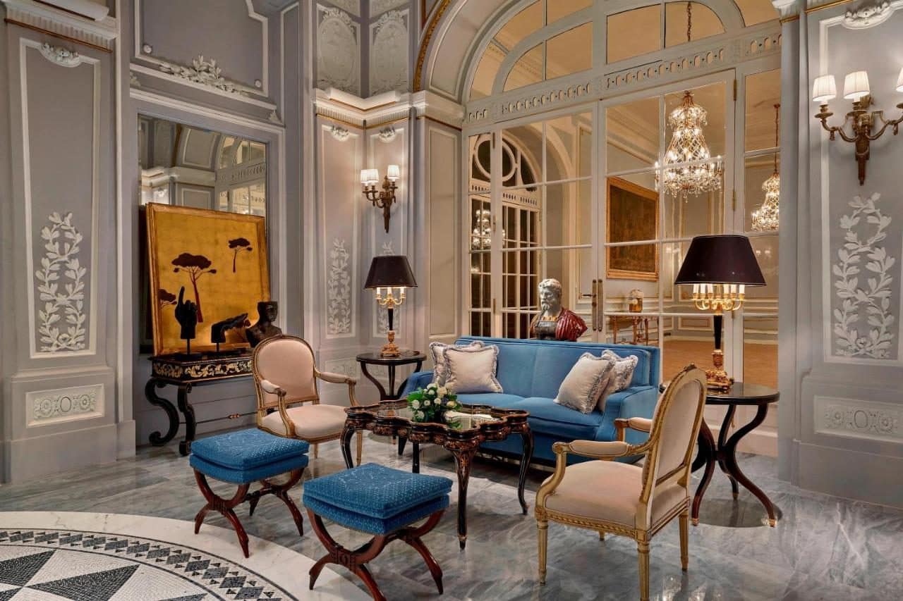 Un salon de suite. © The St. Regis Rome