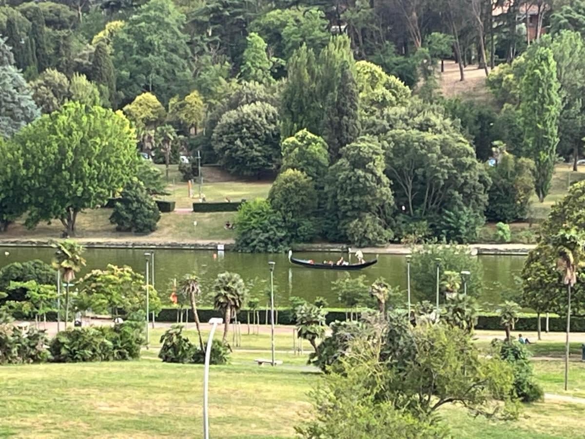 La vue sur le parc et le lac. © Suite Laghetto EUR