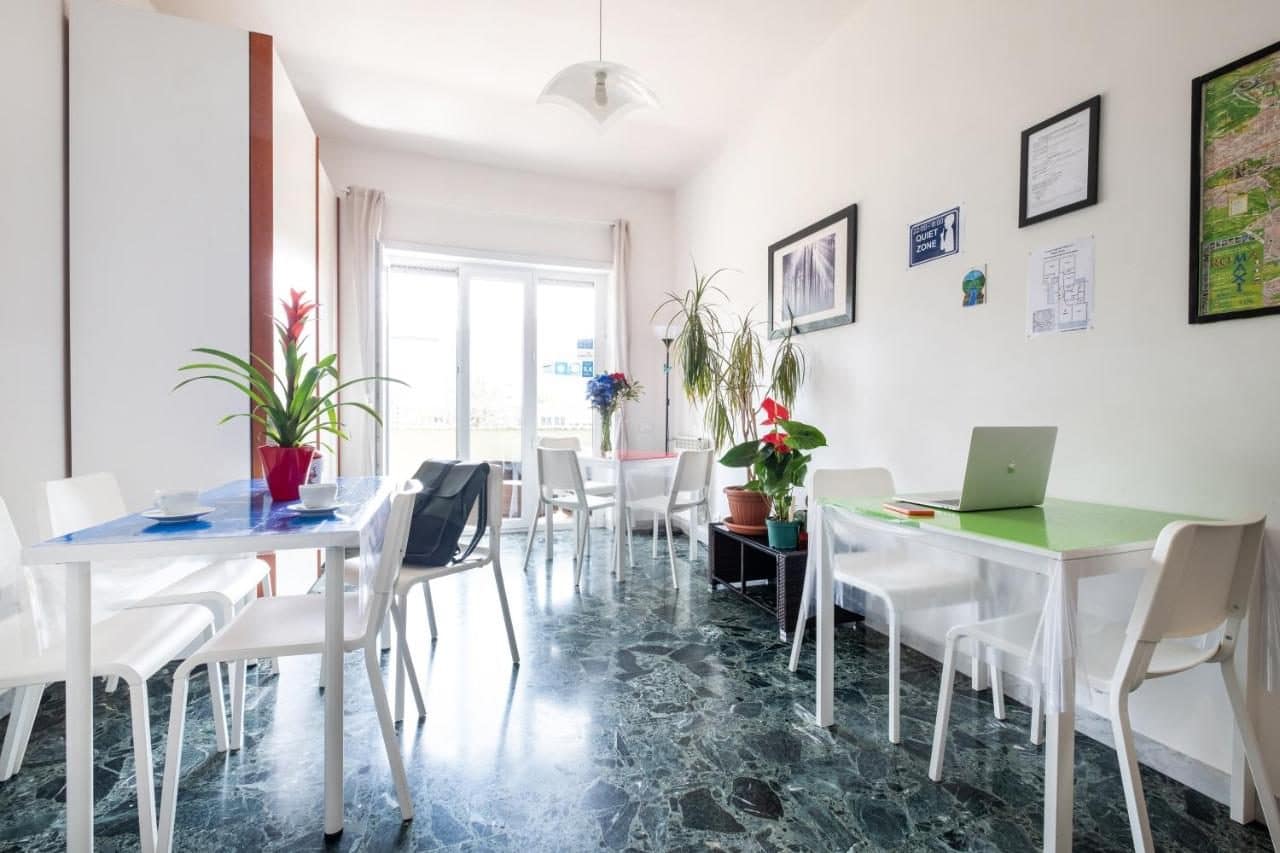 La salle commune. © Take It Easy Roma Guest House