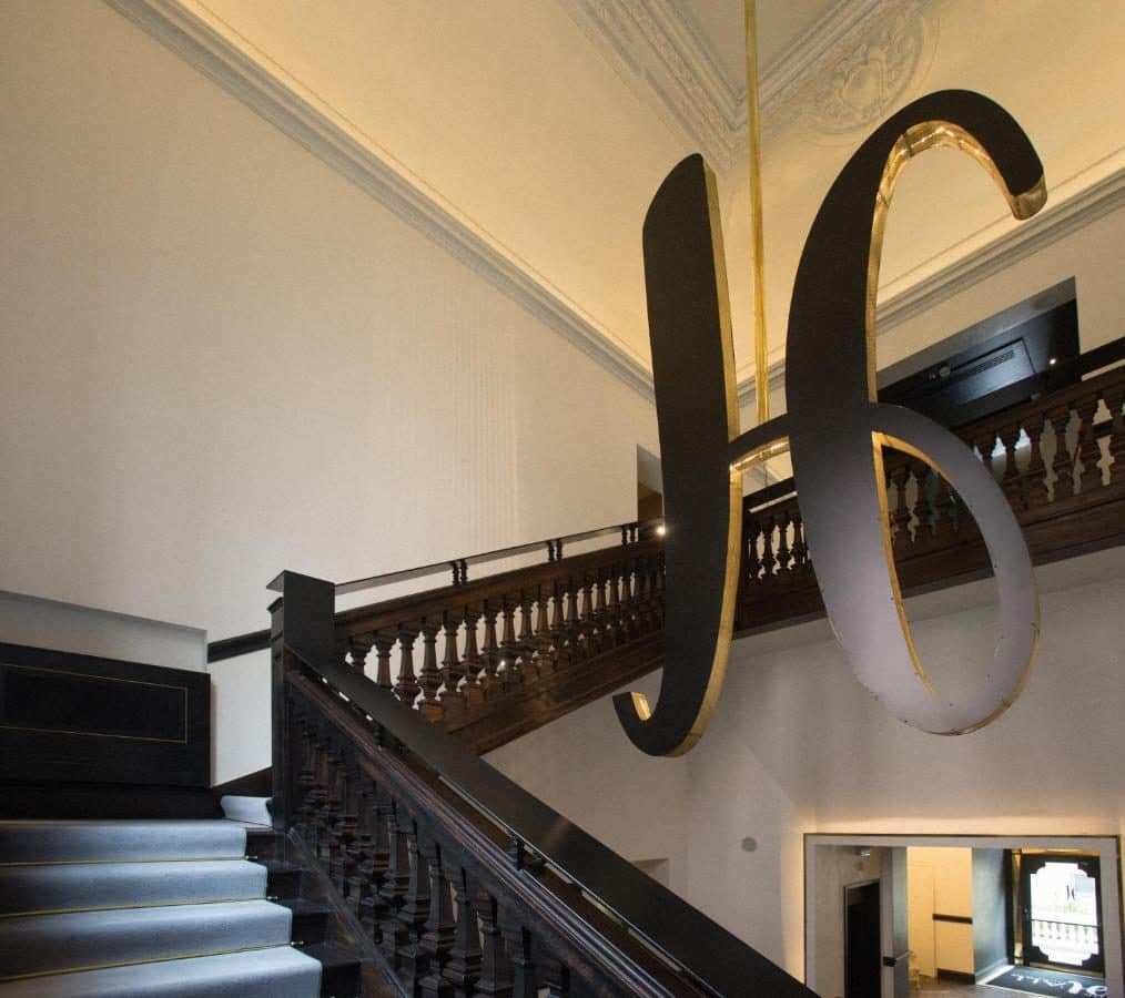 L'escalier du bâtiment restauré. © Hotel The Haven Roma