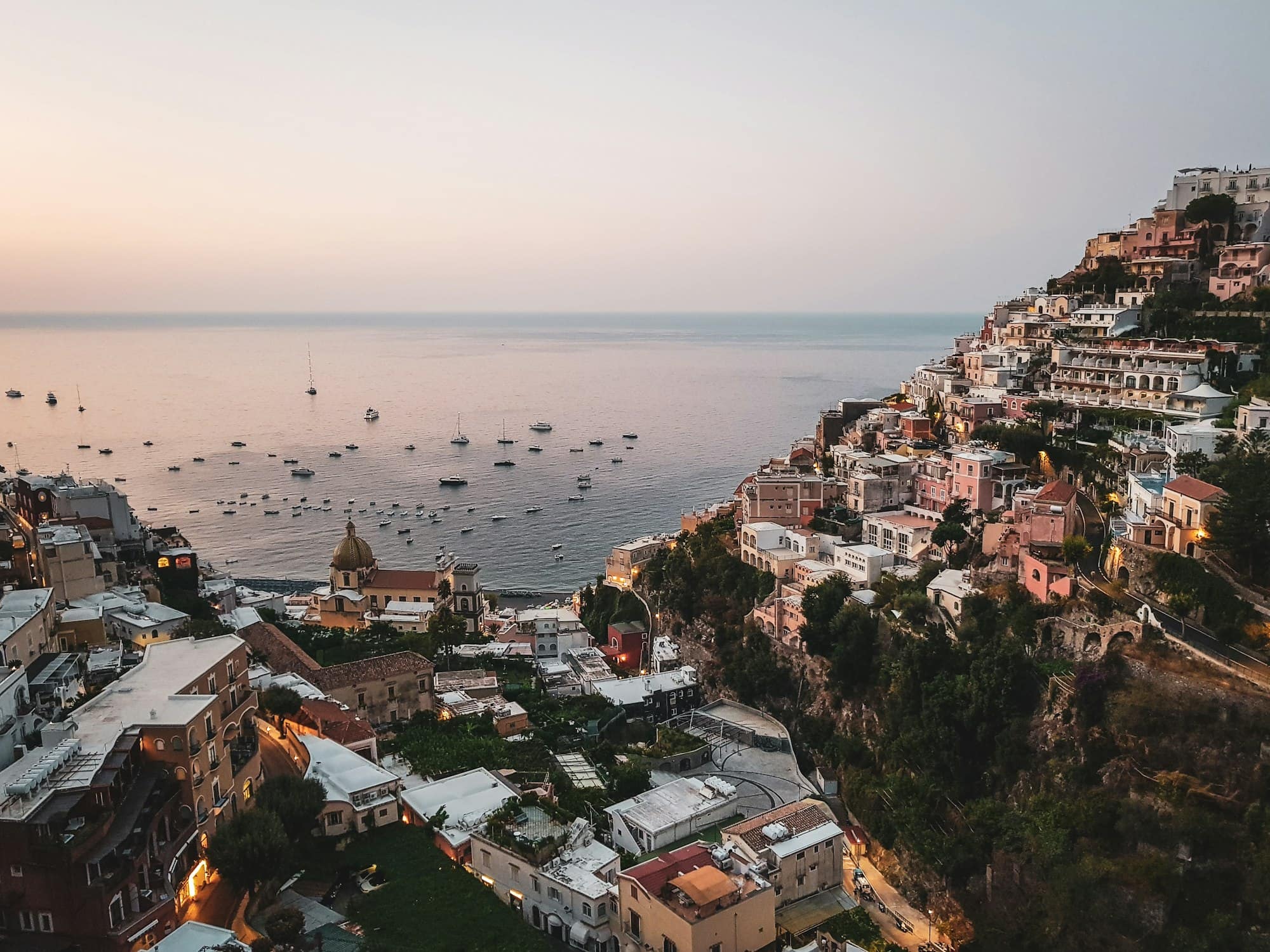 Le Vésuve et la côte amalfitaine depuis Rome