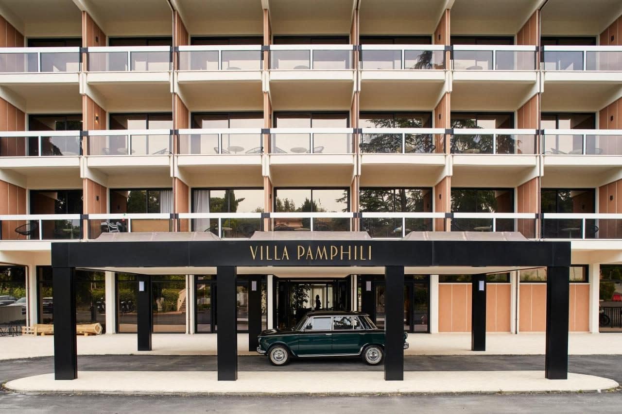 La façade, face au parc. © Hotel Villa Pamphili Roma